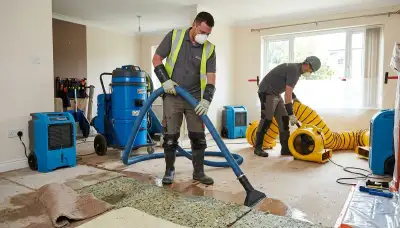 Emergency water removal team serving Topeka, KS for fast flood and pipe leak cleanup