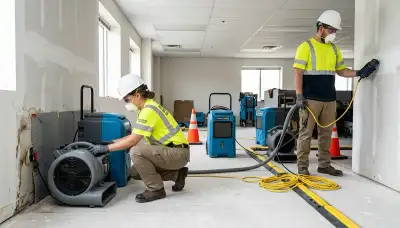 Structural drying equipment for homes in Topeka, KS water damage restoration service