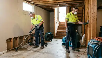 Water damage restoration team serving Topeka, KS for emergency cleanup and repair
