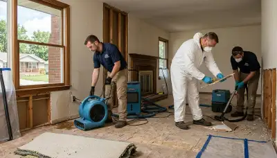 Water damage restoration team serving Topeka, KS, with professional cleanup and repair services